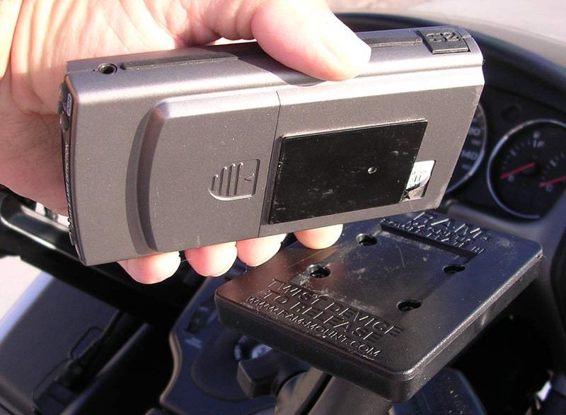 RAM MOUNTS Power Plate III Magnetic Holder for Phones and Accessories | Universal magnetic holder with AMPS hole pattern for radar detectors and device mounts