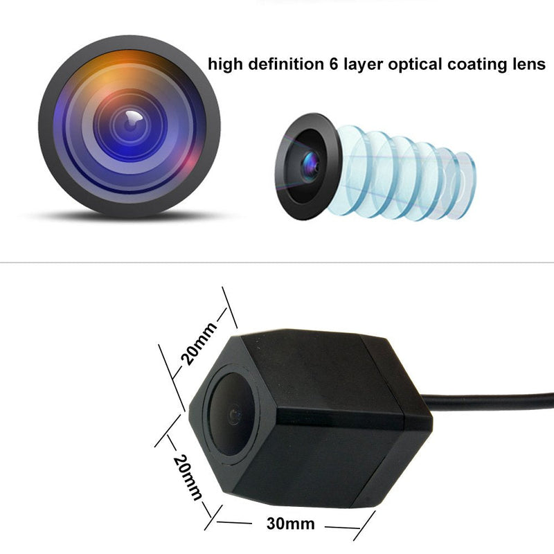Rear View Back Up Reverse Parking Camera in License Plate Lighting Night Version (NTSC) for Tucson/IX 35/Tucson/Tucson IX35/Tucson IX/TL MK3 2004-2017 (Model A =Screw Style) Model A =Screw Style