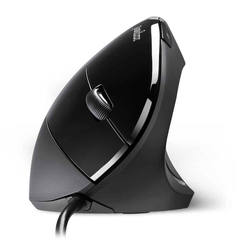 Perixx Perimice-513 Wired Vertical USB Mouse, 6 Buttons with 1000/1600 DPI, Right Handed Design, black (11168)