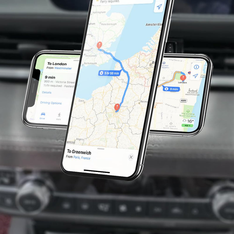 BEERTE Fits Magsafe Car Mount Fit for Mazda6 2018-2021 Strong Magnets 360° Rotation Magnetic Phone Holder Mount for Car Vent Fit for iPhone 17 16 15 14 13 12 Magsafe Case All Phones