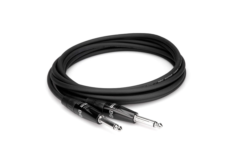 Hosa HGTR-015 Pro Guitar Cable, REAN Straight to Same, 15 Feet SS