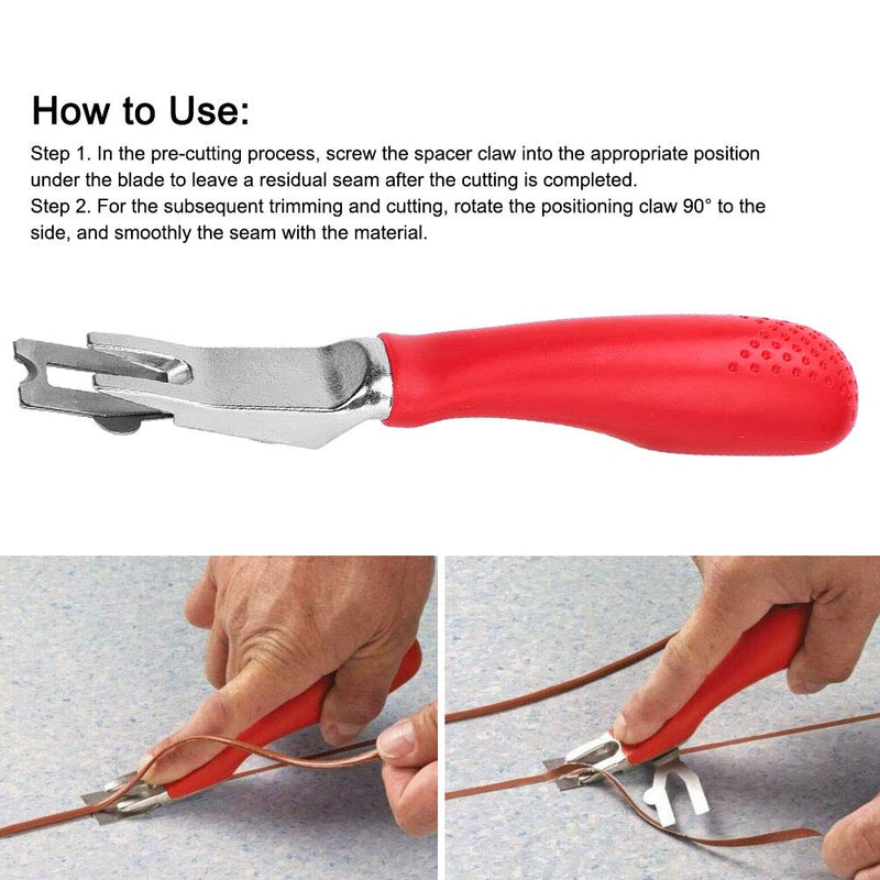 Paring Knife for Trimming Floor Weld Surfaces, 180mm Manual Welding Leveling Machine Made of Zinc Aluminium Alloy and PVC Vinyl Floors with 3 Blades