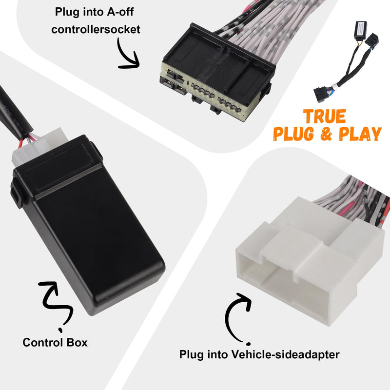 Auto Start Stop Eliminator for 2021-2025 Ford Bronco & 2022 Ford F-150 Raptor, Engine Start-Stop System Bypass, Automatic Stop-Start Canceller (Note:No fit Bronco Sport and Bronco Badlands) fit bronco & 2022 F-150 Raptor