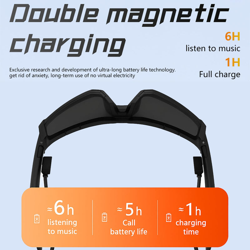 Yihou Smart Glasses Bluetooth Sunglasses Cycling Glasses with Open Ear Speaker Answer Calls for Outdoor Activities Greenpurple-black
