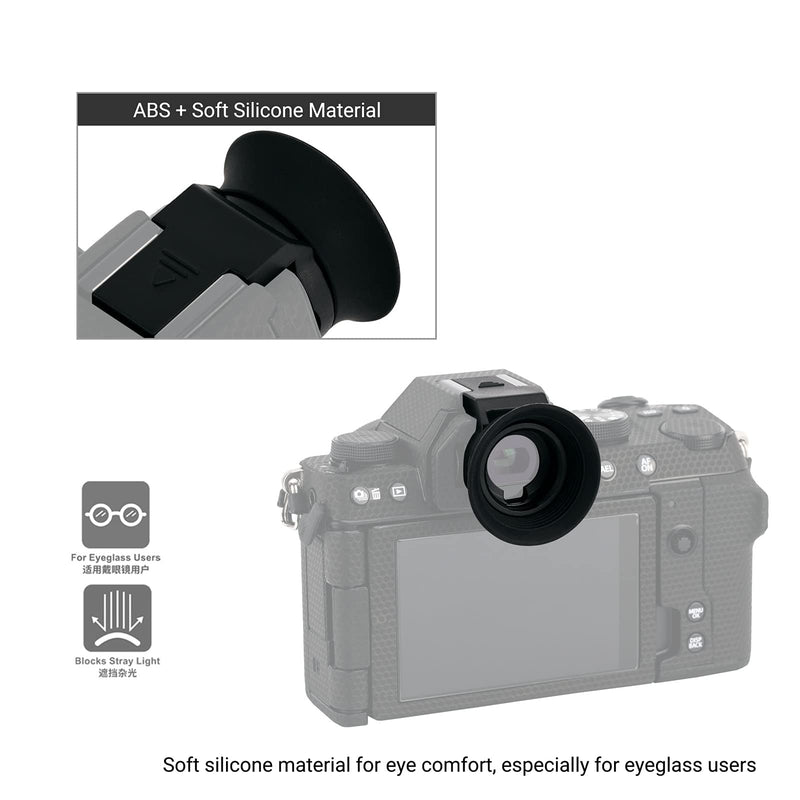 Soft Silicon Camera Viewfinder Eyecup Eyeshade for Fuji Fujifilm X-S20 X-S10 XS10 X-T200 XT200 Eyepiece Eye Cup Protector for X-S20 X-S10 X-T200