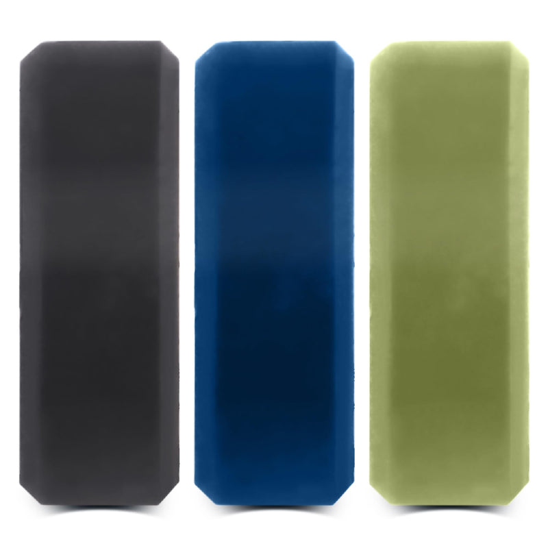 Manly Bands Silicone Rings: Flexible 8mm Beveled Bands for Men, Durable Comfort Fit Wedding Ring Alternative for Gym, Workouts, Outdoor Work & Active Lifestyle The OG 3-pack 12