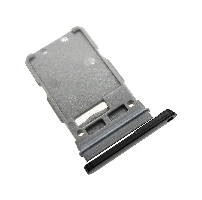 Replacement Single SIM Card Tray for Samsung Galaxy S21 5G G991U / S21 Plus 5G G996U / S21 Ultra 5G G998U (Phantom Black)