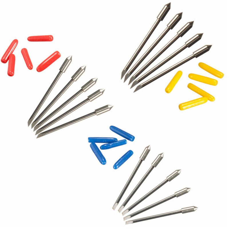 Yakamoz CB09 CB09U Graphtec Blade Holder Base with 15pcs Graphtec Blade Vinyl Cutter Plotter Cutting Blades 30/45/ 60 Degree
