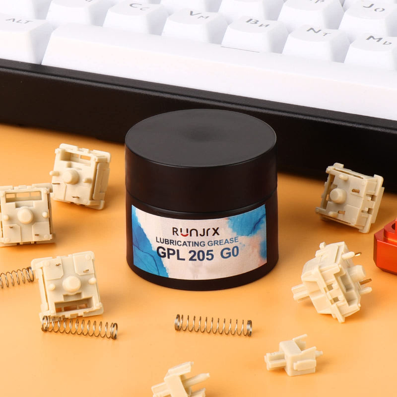 RUNJRX Keyboard Switch Lube GPL 205G0 30g/1.05oz,Switch Lube Grease for Key Switch Lube Stabilizers Lubricating GPL205-30G GPL-205G0