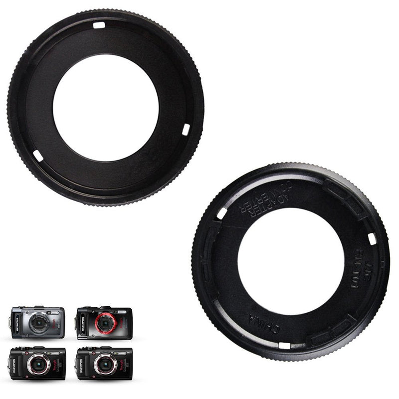 JJC LED Light Guide with Conversion Lens Adapter for Olympus Tough TG7 TG6 TG5 TG4 TG3 TG2 TG1