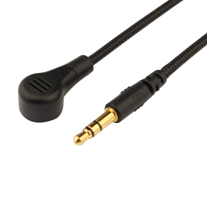 Futheda 3.5mm Replacement Game Mic Microphone Boom Compatible with Turtle Beach Ear Force Gaming Headsets Xbox One PS4 Switch Mac PC Computer Gaming Headphones