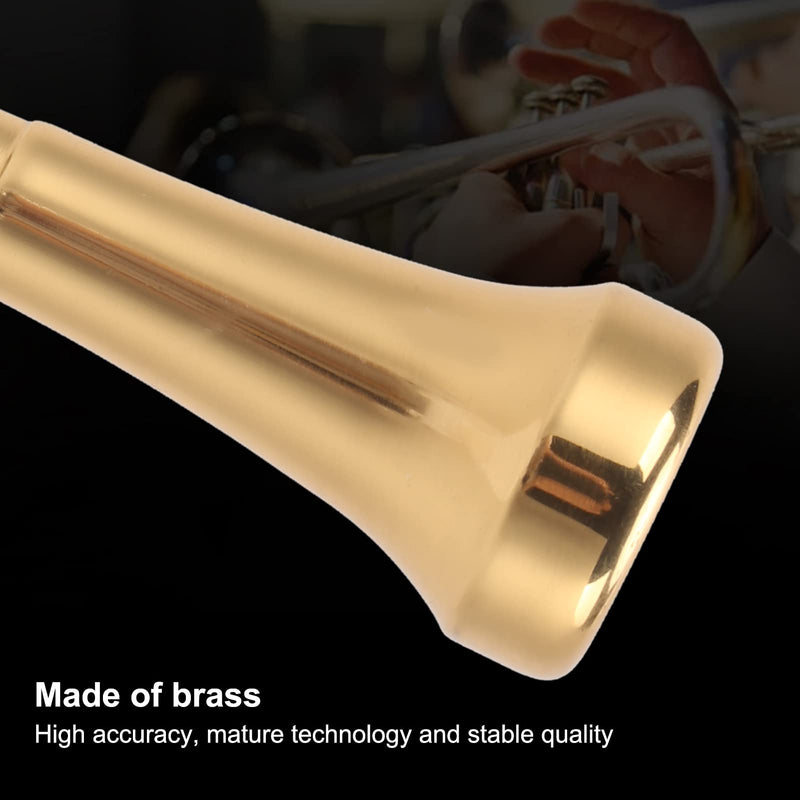 Brass Trumpet Mouthpiece (3C 5C 7C) - Superior Sound Quality Professional Musical Instrument Accessory for Beginner & Pro Players
