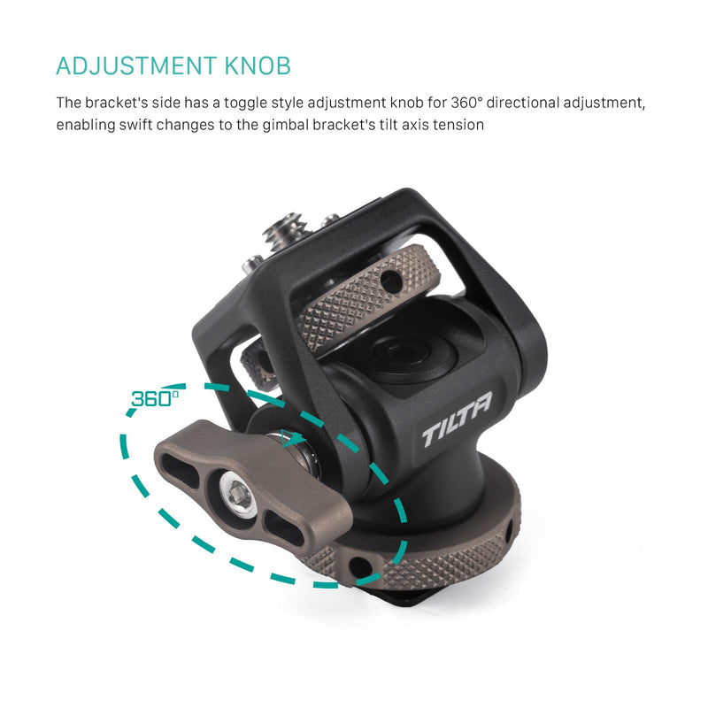 [AUSTRALIA] - Tilta Camera Monitor Mounting Bracket | NATO Clamp Mount for External Monitor Accessories | Supports 4.4lb Load | 360° Rotation 175° Tilt | Aluminum Adjustable Locking Arm for Modular Camera Rigs 