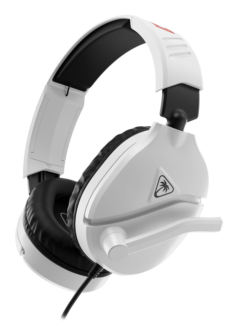 Turtle Beach Recon 70 Wired Gaming Headset - Licensed for Nintendo Switch 2, Nintendo Switch/Lite/OLED, Flip-to-Mute Mic, Adjustable, Lightweight headphones, On-Ear Controls, 40mm Drivers, Black/White White - Nintendo Switch