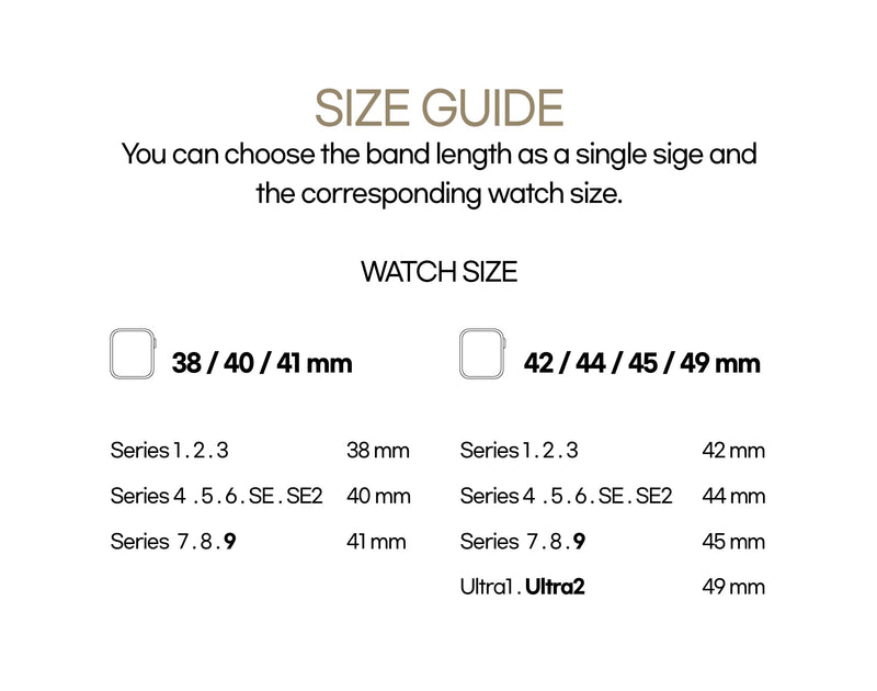Calfskin Leather Band Compatible with Apple Watch 38mm to 45mm, Premium Leather Strap Crown Buckle Compatible with iWatch Series 7 6 5 4 3 2 1 (Black, 41/40/38mm)