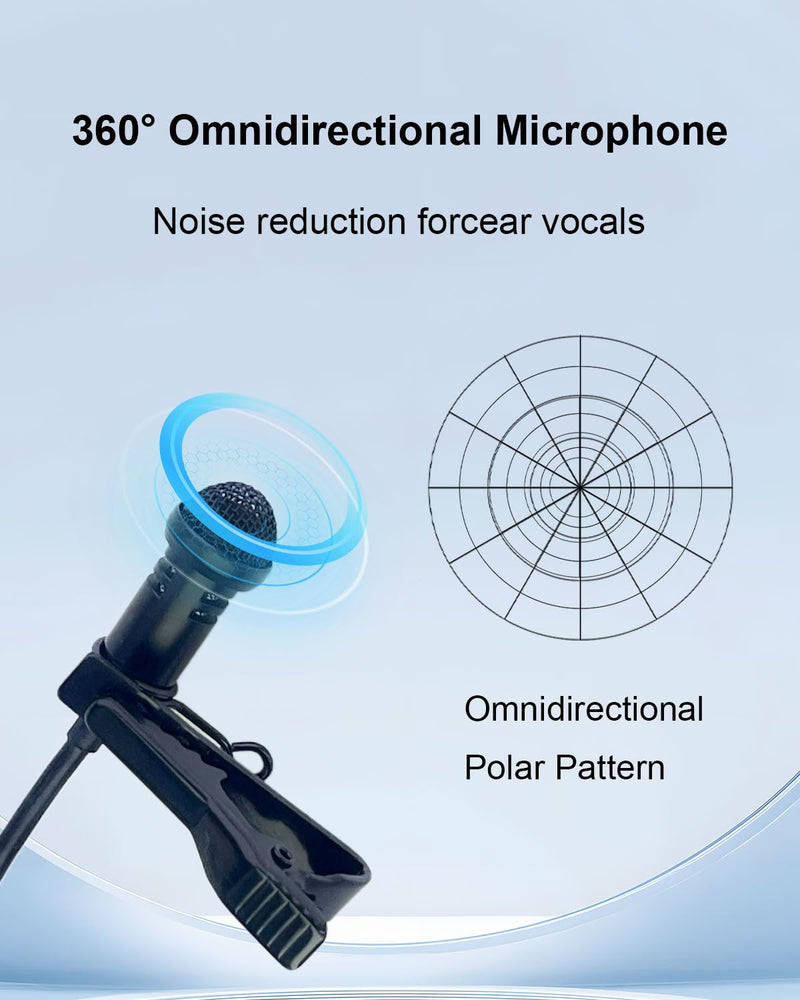 [AUSTRALIA] - Lavalier Lapel Microphone for DJI MIC 1/2 for Rode GO II Wireless Transmitter, 3.5mm Plug Straight-Headed Omnidirectional Condenser Wired Mics for YouTube Vlog Interview 3.5mm Plug Only for DJI Straight-headed 