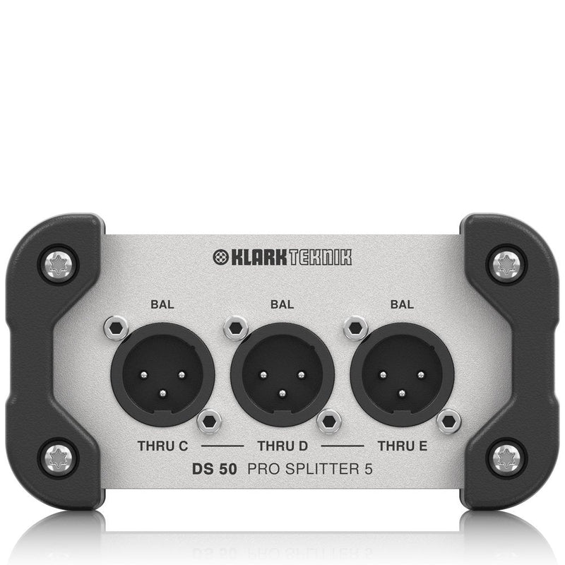 Klark teknik PRO SPLITTER 5 DS 50 Passive 1-In/5-Out Signal Splitter with Extended Dynamic Range