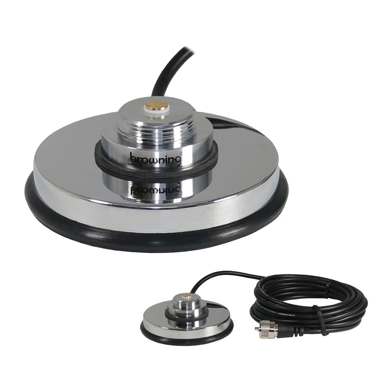 Browning BR-1030-UHF 3-5/8" Magnet NMO Mounting with Rubber Boot Standard Packaging