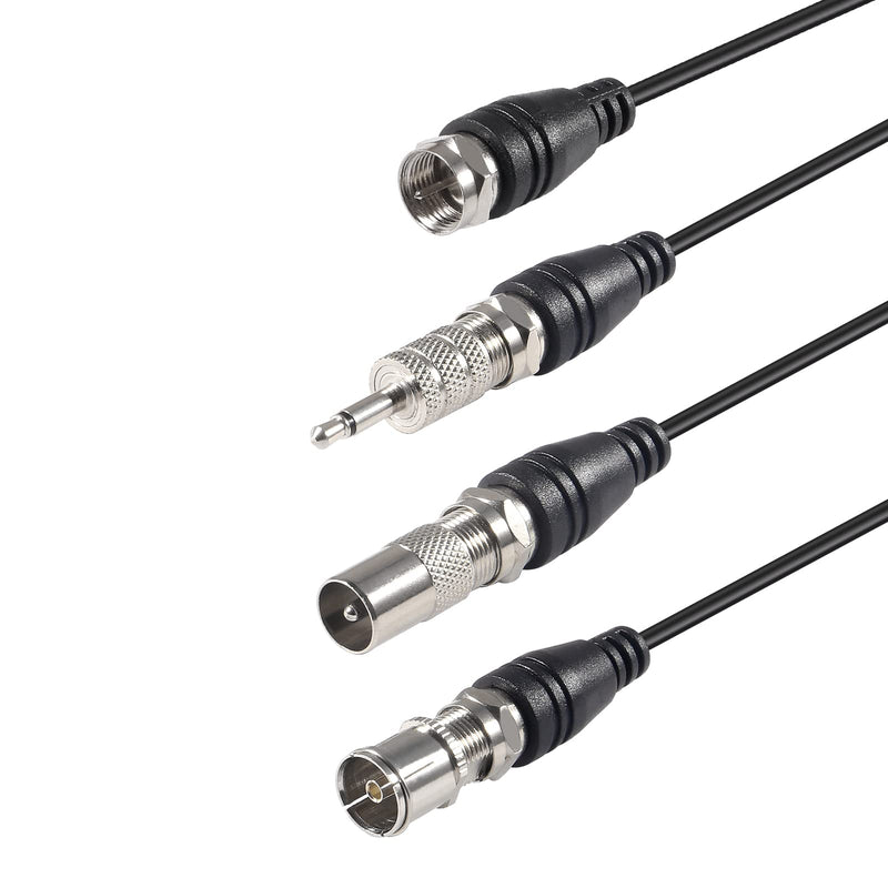 FM Radio Antenna Adhesive Mounting FM Radio FM Dipole Antenna for Stereo Receiver Indoor Music System FM Radio Home Stereo Receiver AV Audio