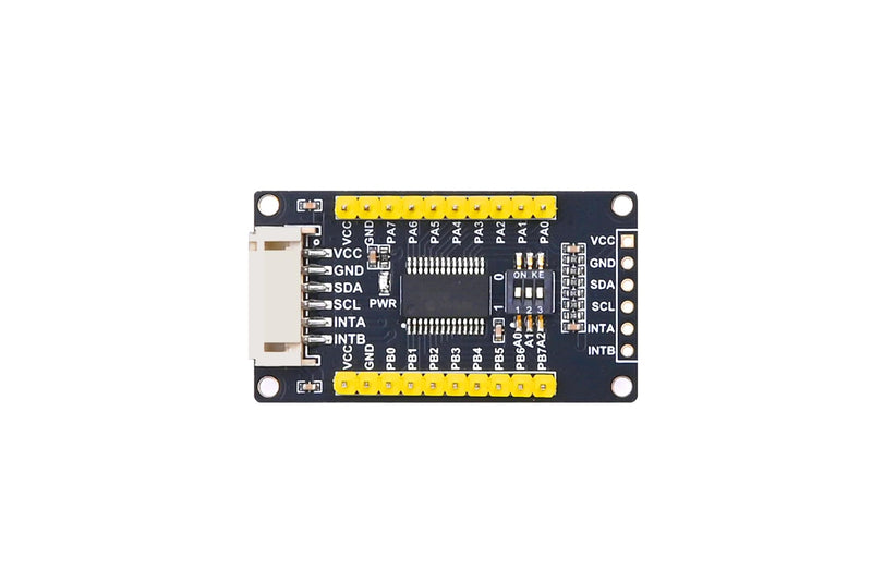 SEENGREAT MCP23017 IO Expander Module I2C Interface Expands 16 I/O Pins for Ardui/Stm32/Raspberry Pi Zero W Zero WH 2B 3B 3B+ 4B, 3.3V and 5V Levels, 3-Digit DIP Switch
