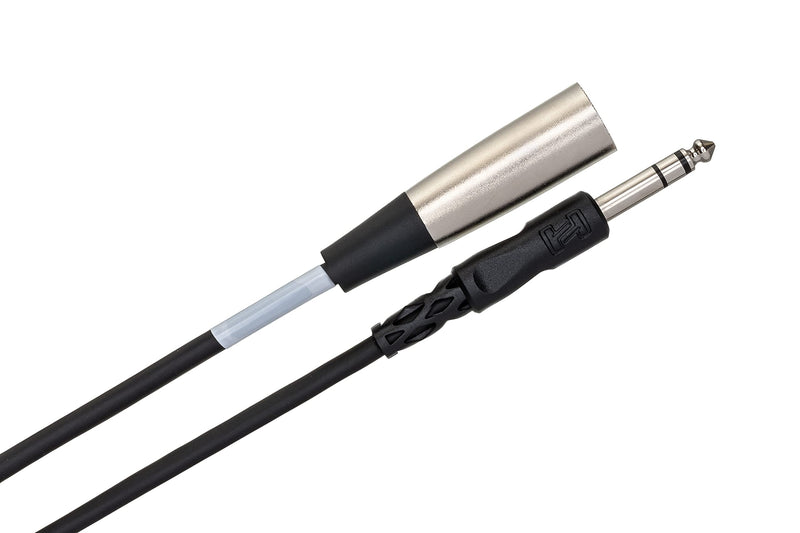 Hosa STX-120M Balanced Interconnect, 1/4 Inch TRS to XLR3M, 20 Feet
