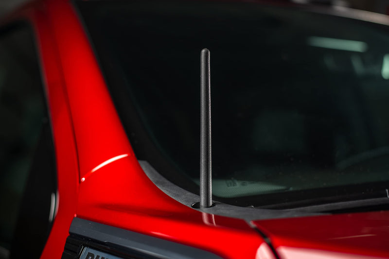 Short Rubber Antenna fits Toyota Tundra (2000-2020) - USA Stainless Steel Threading - The Original 6 3/4 Inch Accessories - Car Wash Proof - Internal Copper Coil