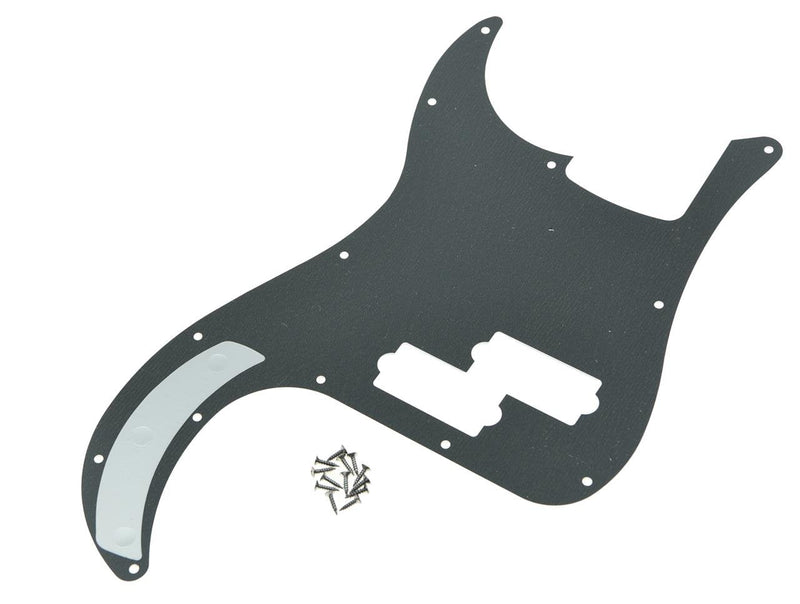 KAISH 13 Hole P Bass Style Pickguard PB Scratch Plate Bass Pickguard for USA/Mexico Precision P Bass Silver Mirror Silver Mirror 1 Ply