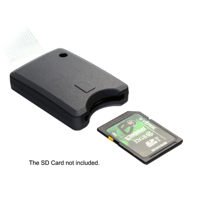 [AUSTRALIA] - chenyang SD to SD Card Extension Cable Adapter SD/SDHC/MMC/RS-MMC Male to Female Soft Flat FPC Extension Cable Adapter 