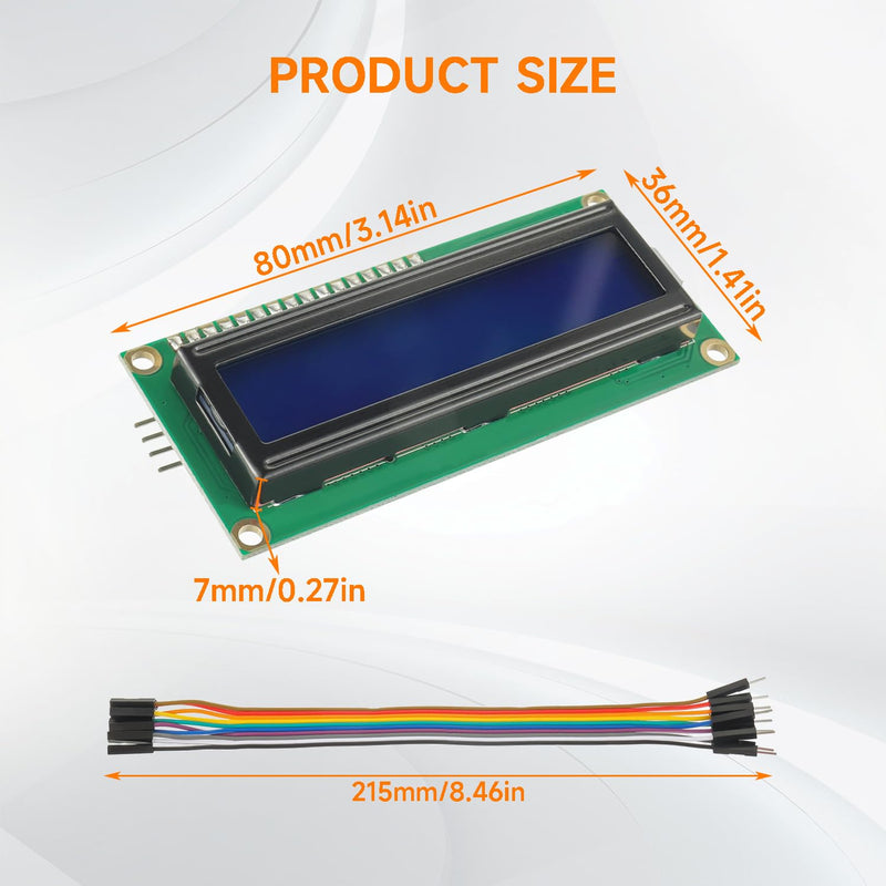 4pcs I2C IIC TWI 1602 Serial LCD Display Module 16x2 Compatible with Arduino Raspberry Pi