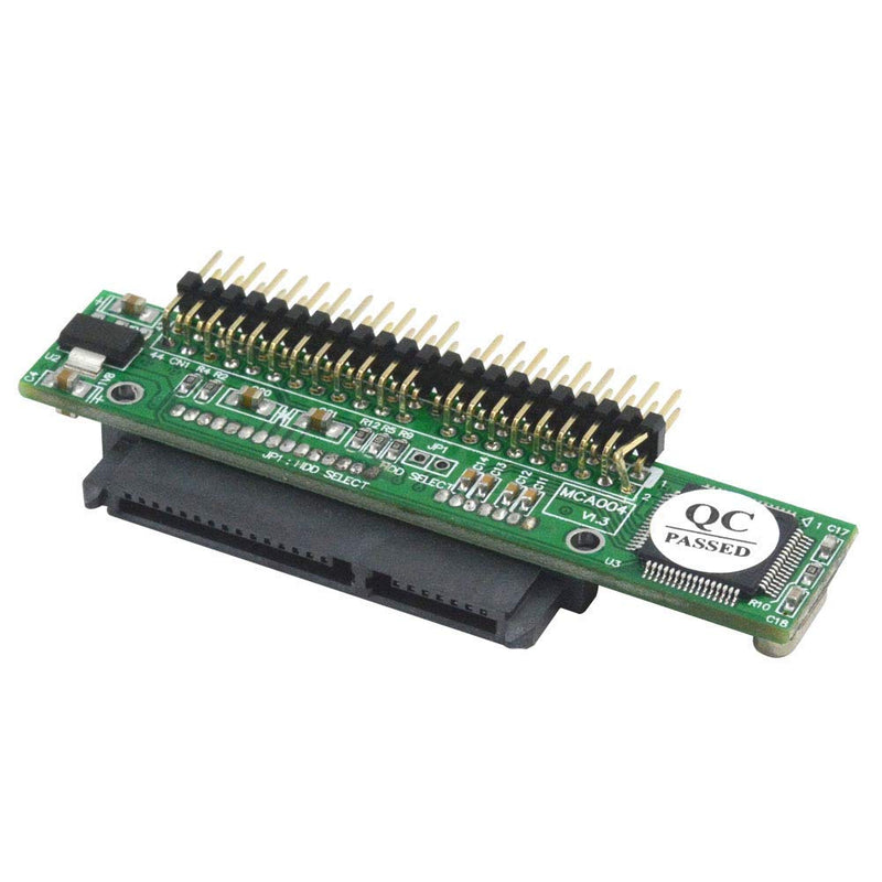 Laptop SATA to IDE Adapter, Convert 2.5 Inch Serial ATA HDD Hard Disk Drive or SSD to 44 Pin Male PATA Port (Parallel Type)