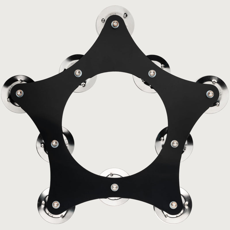 Meinl Cymbals Super Flex Hihat Tambourine Effect with 10 Pairs of Stainless Steel Jingles — NOT Made in China — Flexible Thin Frame, 2-Year Warranty (SFHHT)