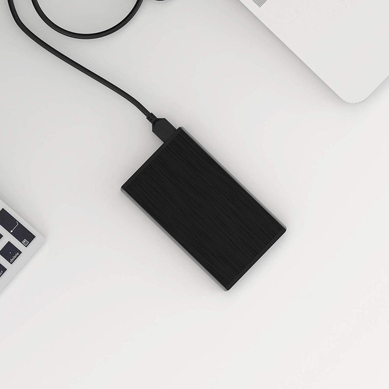 SABRENT Ultra Slim USB 3.0 to 2.5-Inch SATA External Aluminum Hard Drive Enclosure [Black] (EC-UK30) black