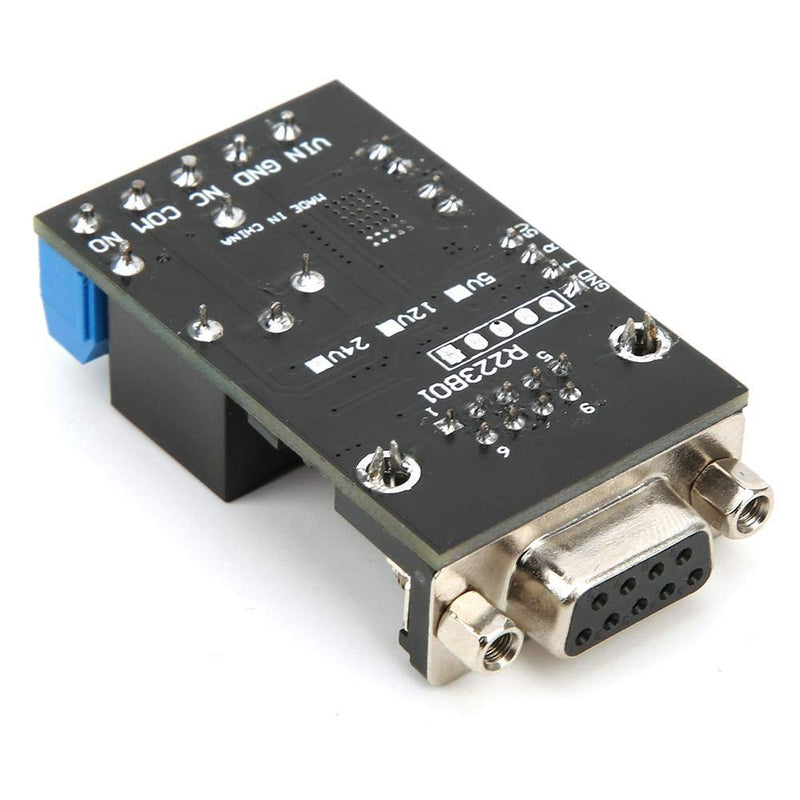 DC 12V 1 Channel RS232 Delay Relay Module, RS232 Delay Relay Module 1 Channel Serial Port UART Multifunctional DC12V R223B01