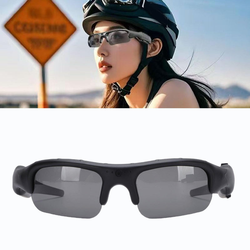 GOWENIC Camera Glasses, 1080P HD Video Recording Smart Glasses with WiFi APP Control and 128GB Memory Card, for Outdoor Sports Travel Vlogs