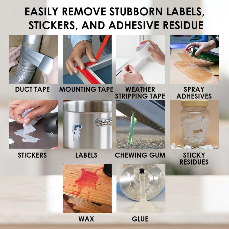 Sticker Remover, Superglue Remover, Label Remover, Label Remover, Adhesive Remover, Adhesive Residue Remover, Removes Stubborn Labels, 50 ml