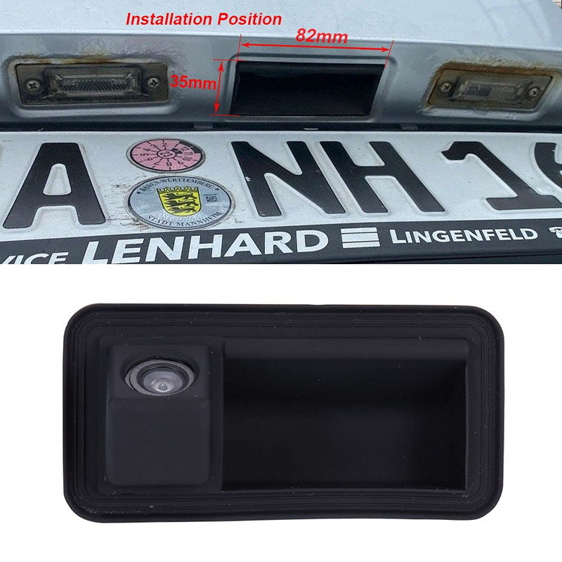 The New Kind Waterproof Night Vision HD Rear View Camera with Trunk Handle Switch Replacement for Golf Plus MK5 Jetta BJ III V Touran 1T GP 1T2 Passat 3C B6 Trunk Handle Camera