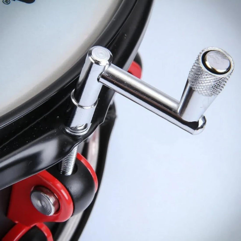 Drum Key Drummer Tuning Key with Continuous Motion Speed Standard Drum Tuner Wrench Tool Replacement Parts Accessories Metal 4 Pack