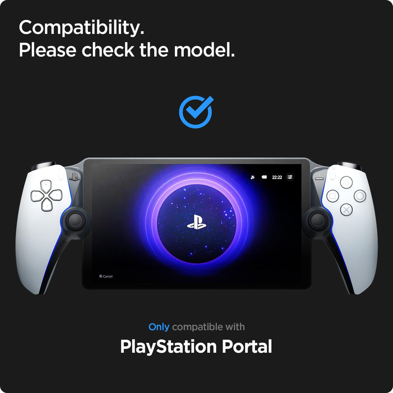 Spigen Tempered Glass Screen Protector [GlasTR EZ FIT] designed for PlayStation Portal Remote Player - 1 Pack