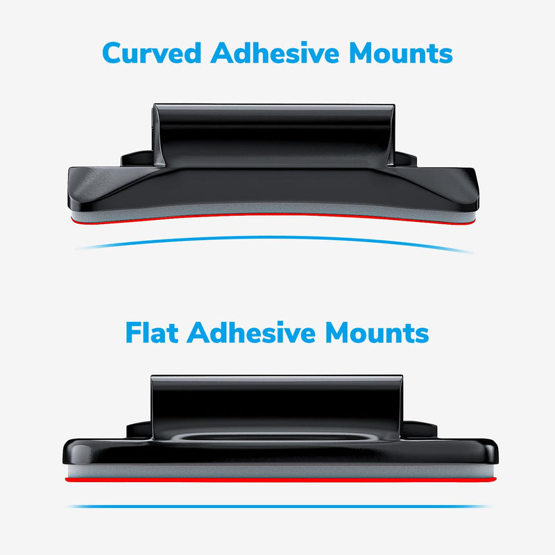 Sametop Helmet Sticky Mounts Adhesive Buckle Mount Screw Accessory Kit Compatible with GoPro Hero 12 11 10 Max 9 8 7 6 5 Session DJI Osmo Insta360 AKASO Action Cameras (12 in 1)