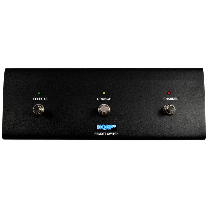 HQRP 3-Button Guitar Amp Footswitch Compatible with Peavey 5150 II Guitar Head, Replacement for Peavey 03582650
