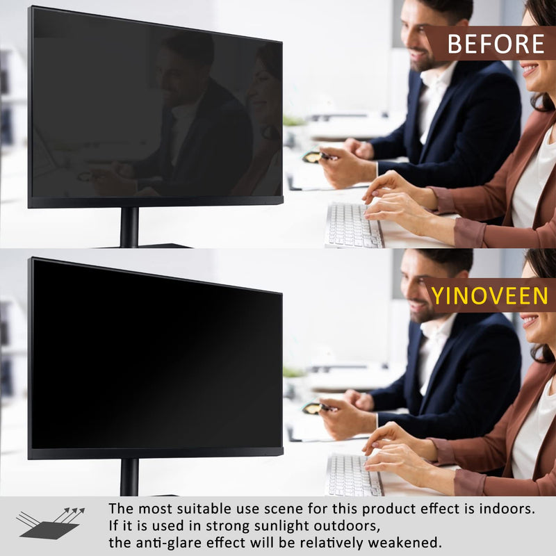 YINOVEEN 24 Inch Anti Blue Light Screen Protector | 16:9 Aspect Ratio, Standard/Curved Monitor, Touchscreen Compatible, Eye Protection Filter
