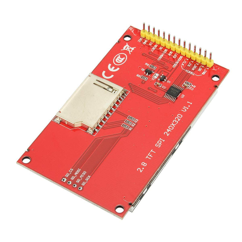 Fasizi 2.8 Inch ILI9341 240x320 SPI TFT LCD Display Touch Panel SPI Serial Port Module
