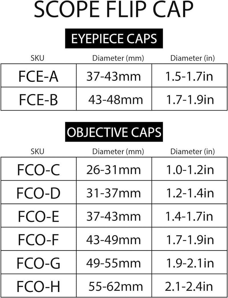 Monstrum Flip Up Scope Lens Cover with Honeycomb Anti Reflection Device 26-30 mm diameter