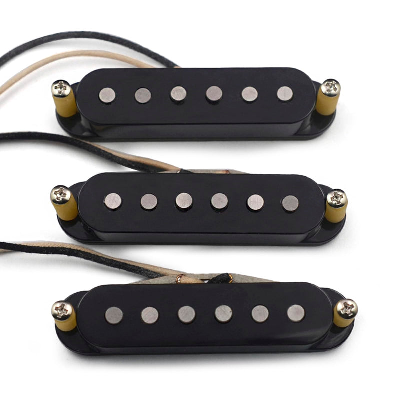 [AUSTRALIA] - SAPHUE Alnico 5 Vintage Staggered Strat Style Electric Guitar Pickup Handmade SSS 50's Sound Style Electric Anico V Guitar Pickup 