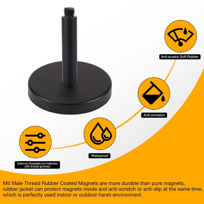 GNSS Antenna Magnetic Mount for Survey Vehicles & Metal Surfaces | gnss antenna positioning, survey vehicle setup, field mounting 1