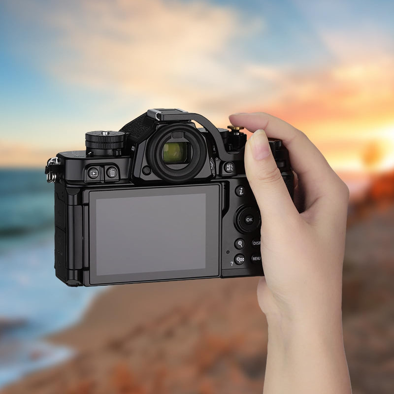Haoge Metal Thumb Up Rest Hand Grip for Nikon Zf ZF Camera Accessories Black THB-ZF-B Hot Shoe Thumb Up