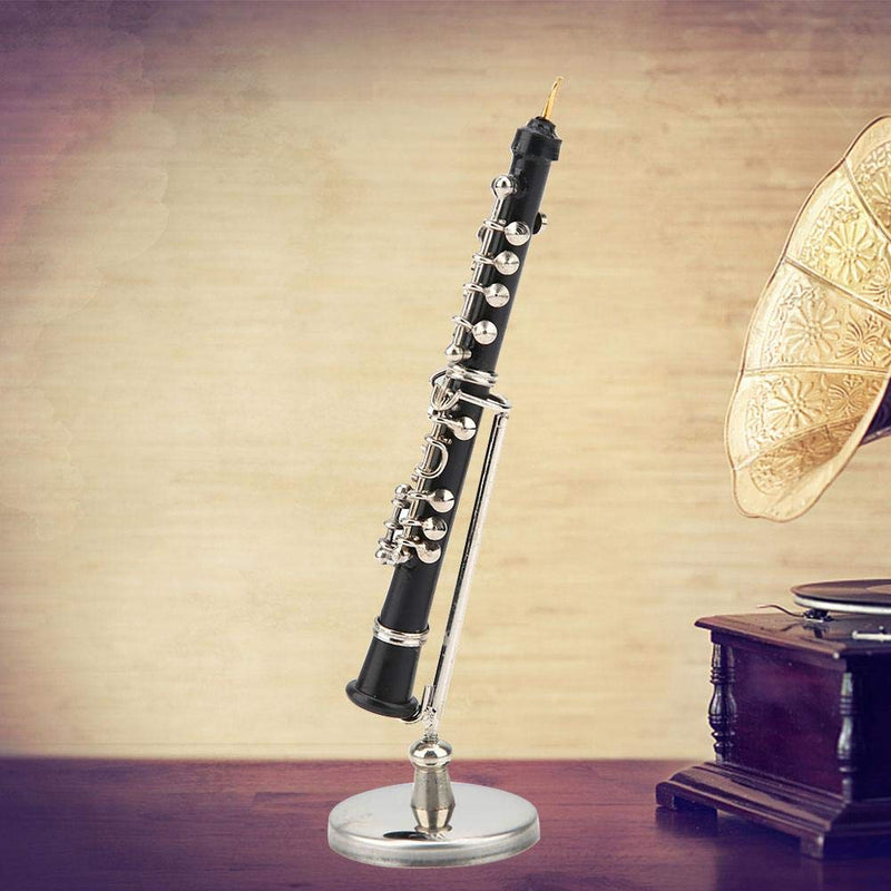 Mini Oboe Model Musical Instrument Miniature Decoration for Home Coffee Ornament