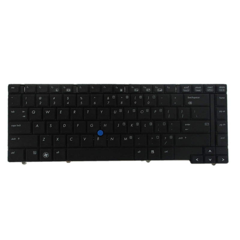 SUNMALL New Keyboard Replacement with Pointer Compatible with HP EliteBook 8440p 8440w Series Black US Laptop Compatible with Part Number 594052-001 598042-001 …