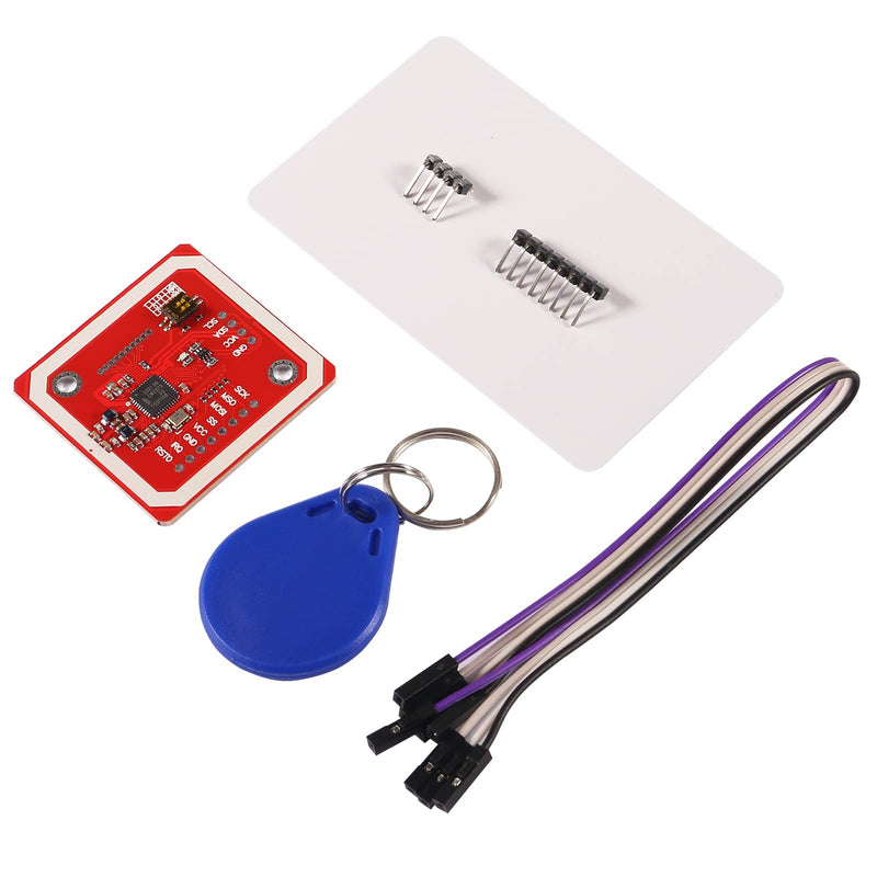5PCS PN532 NFC NXP RFID Module V3 User Kit Near Field Communication Reader Writer Module Kit I2C SPI HSU with S50 White Card Key Card for Raspberry Pi DIY Smart Phone