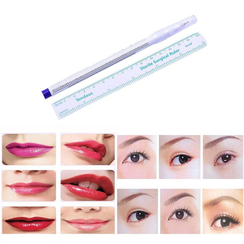 zalati Pack of 10 Skin Marker Accessories Eyebrow Tattoo Piercing Positioning